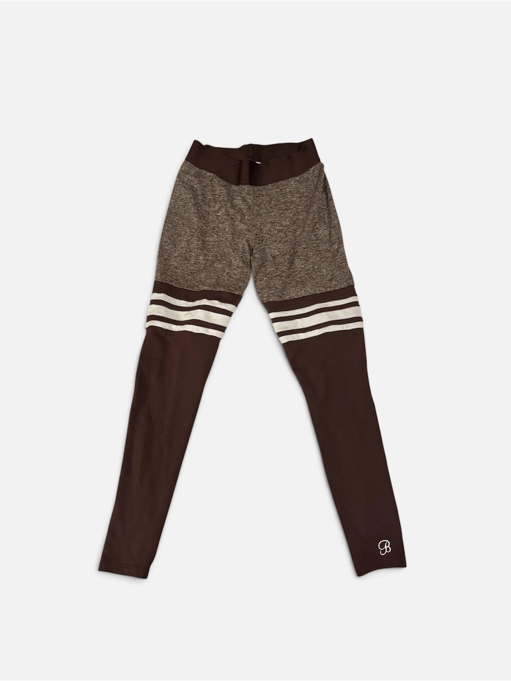 Bombshell Sportswear Scrunch Thigh-Highs Leggings - Coffee Brown